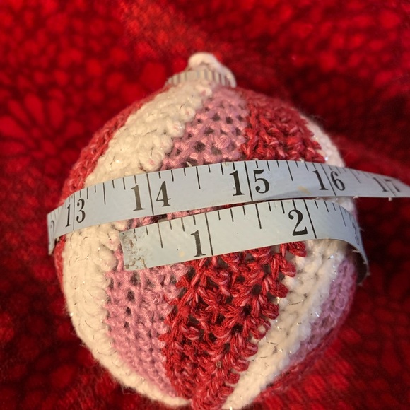 Crocheted Swirl Christmas Ornament - Picture 5 of 6